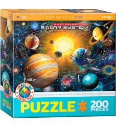 Puzzle Eurographics Explorando el Siatema Solar de 200 Piezas