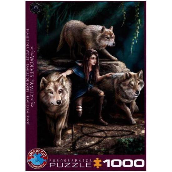Puzzle Eurographics Familia de Lobos de 1000 Piezas Puzzle Eurographics Familia de Lobos de 1000 Piezas