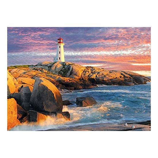 Puzzle Eurographics Faro de Peggy's Cove, Nueva Escocia de 1000