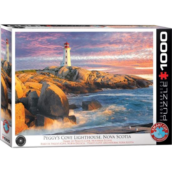 Puzzle Eurographics Faro de Peggy's Cove, Nueva Escocia de 1000