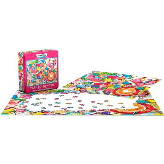 Puzzle Eurographics Fiesta de Galletas, Lata de 1000 Pzs Puzzle Eurographics Fiesta de Galletas, Lata de 1000 Pzs