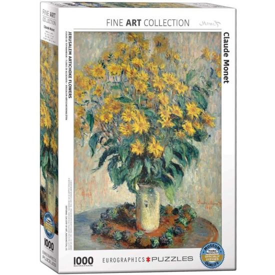 Puzzle Eurographics Flores de Alcachofa de Jerusalén de 1000 Pz Puzzle Eurographics Flores de Alcachofa de Jerusalén de 1000 Pz