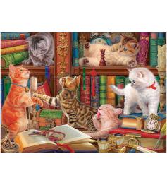 Puzzle Eurographics Gatitos De La Biblioteca de 1000 Piezas