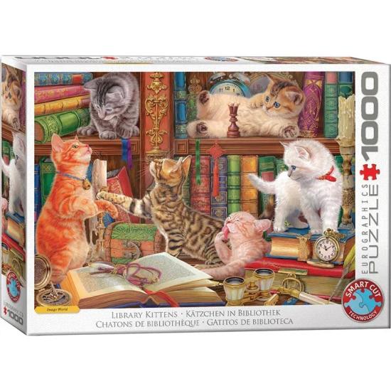 Puzzle Eurographics Gatitos De La Biblioteca de 1000 Piezas