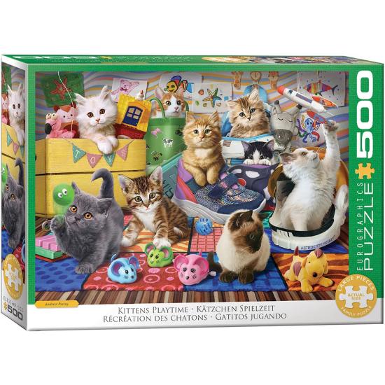 Puzzle Eurographics Gatitos Jugando XXL 500 Piezas