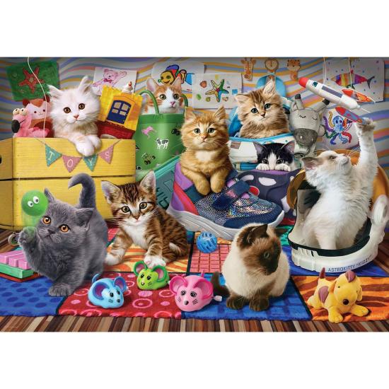 Puzzle Eurographics Gatitos Jugando XXL 500 Piezas