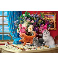 Puzzle Eurographics Gatos Curiosos de 1000 Piezas