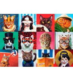 Puzzle Eurographics Gatos Graciosos de 1000 Piezas