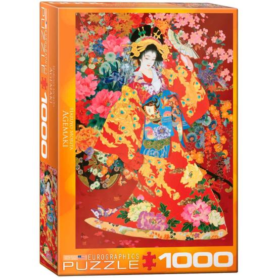Puzzle Eurographics Geisha Agemaki de 1000 Piezas
