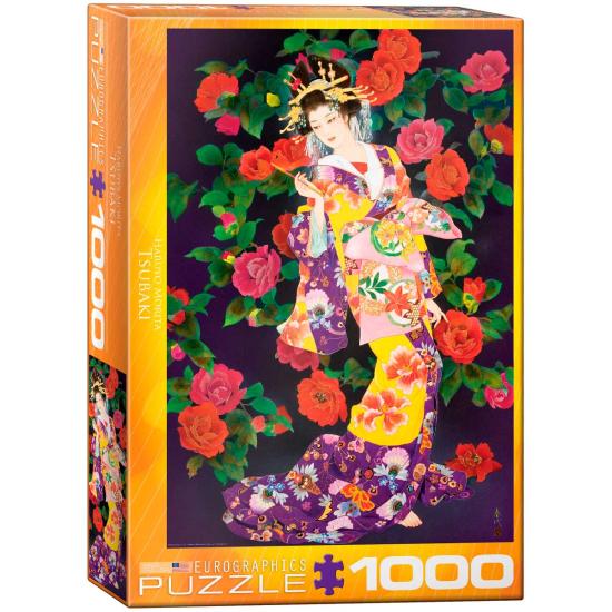 Puzzle Eurographics Geisha Tsubaki de 1000 Piezas Puzzle Eurographics Geisha Tsubaki de 1000 Piezas