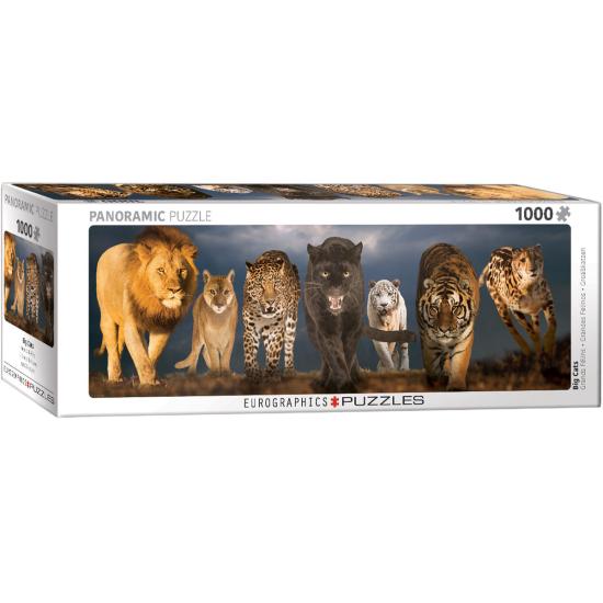 Puzzle Eurographics Grandes Felinos de 1000 Piezas