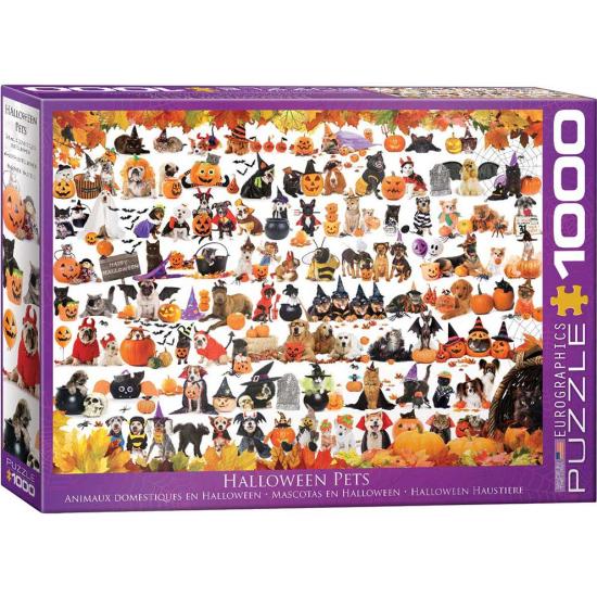 Puzzle Eurographics Halloween de Gatitos y Cachorros 1000 Pieza Puzzle Eurographics Halloween de Gatitos y Cachorros 1000 Pieza