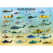 Puzzle Eurographics Helicópteros Militares de 1000 Piezas