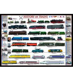 Puzzle Eurographics Historia del Tren 1000 Piezas