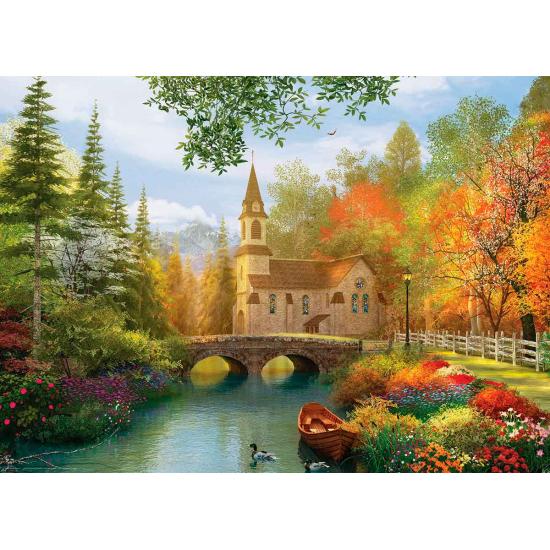 Puzzle Eurographics Iglesia en Otoño de 1000 Piezas Puzzle Eurographics Iglesia en Otoño de 1000 Piezas