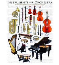 Puzzle Eurographics Instrumentos de Orquesta de 1000 Piezas