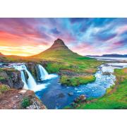 Puzzle Eurographics Islandia Montaña Kirkjufell de 1000 Piezas