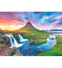 Puzzle Eurographics Islandia Montaña Kirkjufell de 1000 Piezas
