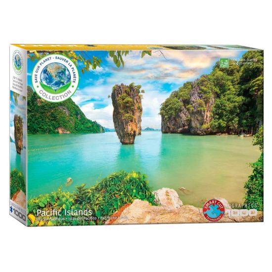 Puzzle Eurographics Islas del Pacífico de 1000 Piezas