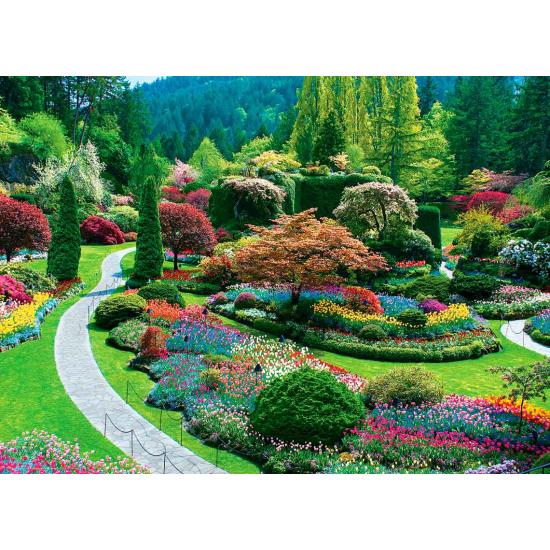 Puzzle Eurographics Jardines Hundidos Butchart de 1000 Piezas