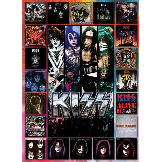 Puzzle Eurographics Kiss, The Albums, de 1000 Pzas
