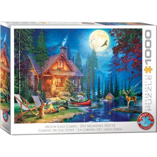 Puzzle Eurographics La Cabaña del Lago Luna 1000 Piezas