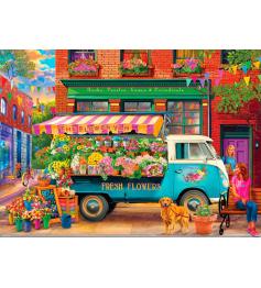 Puzzle Eurographics La Camioneta de Flores Volkswagen de 1000 P