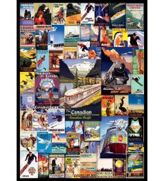 Puzzle Eurographics Las Aventuras del Ferrocarril de 1000 Pieza