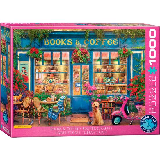Puzzle Eurographics Libros y Café de 1000 Piezas Puzzle Eurographics Libros y Café de 1000 Piezas