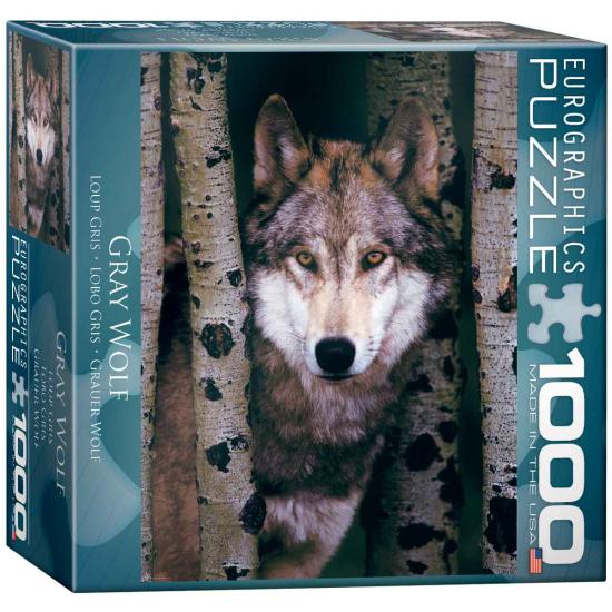 Puzzle Eurographics Lobo Gris de 1000 Piezas