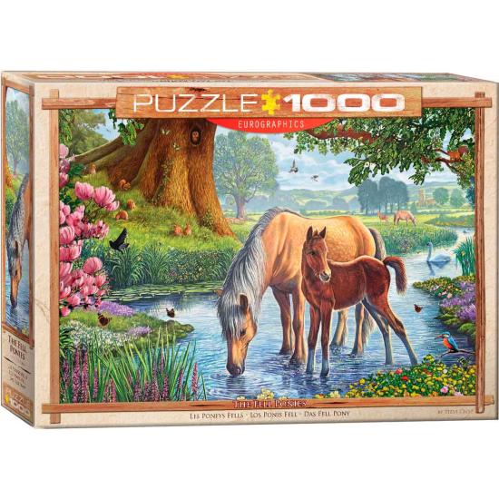 Puzzle Eurographics Los Ponis Fell de 1000 Piezas Puzzle Eurographics Los Ponis Fell de 1000 Piezas