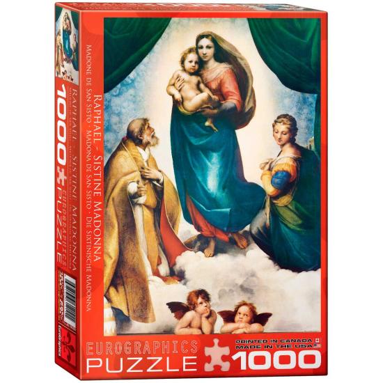 Puzzle Eurographics Madona de San Sisto de 1000 Piezas