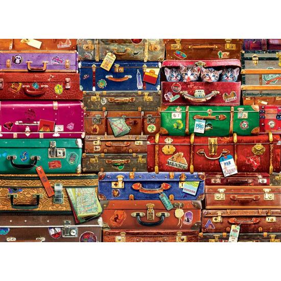 Puzzle Eurographics Maletas de Viajes de 1000 Piezas Puzzle Eurographics Maletas de Viajes de 1000 Piezas