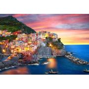 Puzzle Eurographics Manarola Al Anochecer, Italia de 2000 Piezas