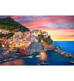 Puzzle Eurographics Manarola Al Anochecer, Italia de 2000 Piezas
