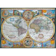 Puzzle Eurographics Mapa del Mundo Antiguo de 1000 Piezas
