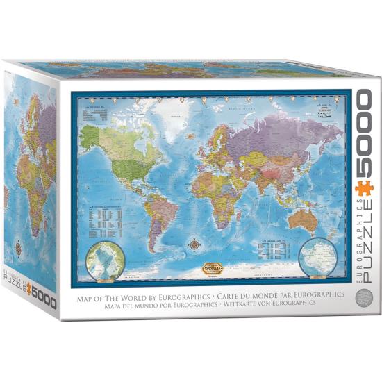 Puzzle Eurographics Mapa del Mundo de 5000 Piezas Puzzle Eurographics Mapa del Mundo de 5000 Piezas