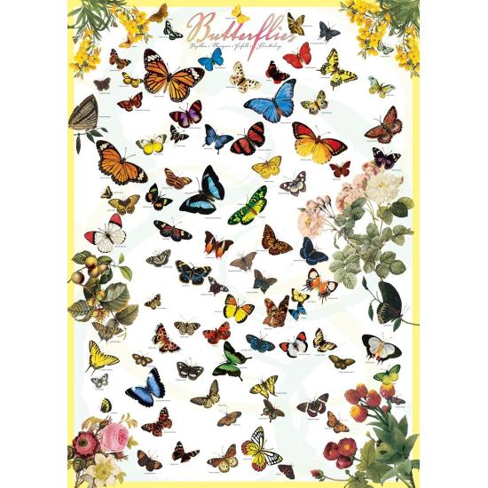 Puzzle Eurographics Mariposas de 1000 Piezas Puzzle Eurographics Mariposas de 1000 Piezas