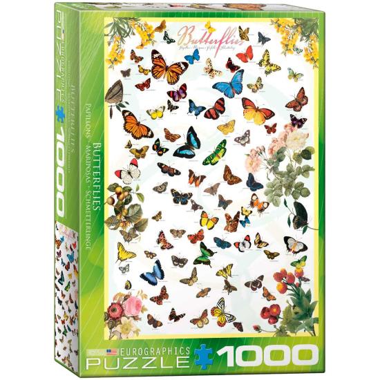 Puzzle Eurographics Mariposas de 1000 Piezas Puzzle Eurographics Mariposas de 1000 Piezas