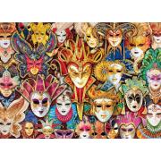 Puzzle Eurographics Máscaras de Carnaval Veneciano 1000 Piezas