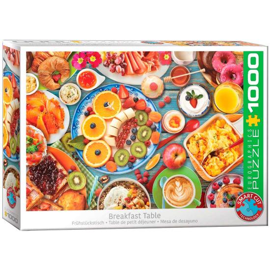 Puzzle Eurographics Mesa de Desayuno de 1000 Piezas