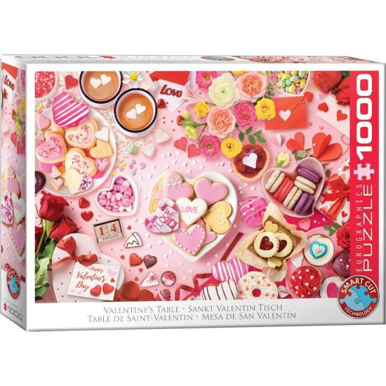 Puzzle Eurographics Mesa De San Valentín 1000 Piezas