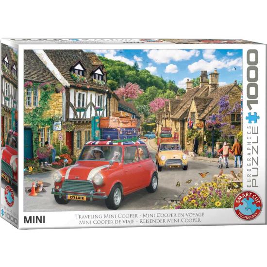 Puzzle Eurographics Mini Cooper de Viaje de 1000 Piezas
