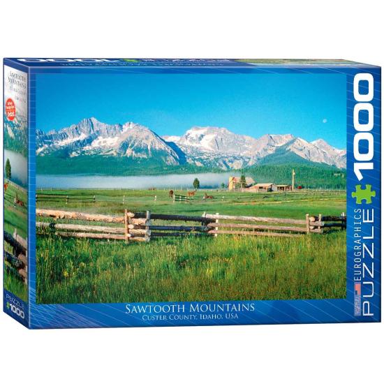 Puzzle Eurographics Montañas Diente de Sierra, Idaho 1000 Pieza