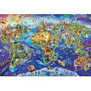 Puzzle Eurographics Mundo Loco de 2000 Piezas