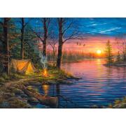 Puzzle Eurographics Niebla Verpertina de 1000 Piezas
