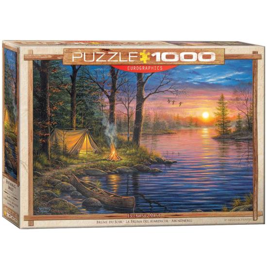 Puzzle Eurographics Niebla Verpertina de 1000 Piezas