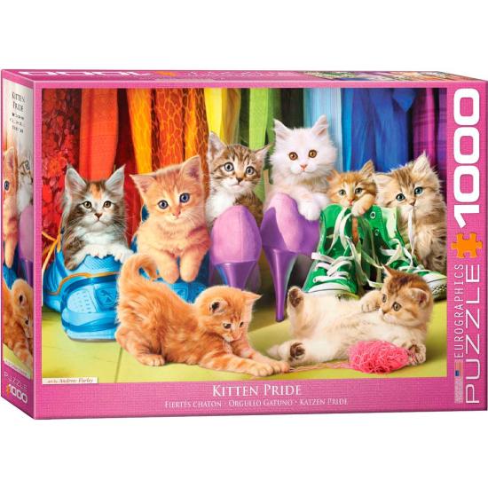 Puzzle Eurographics Orgullo Gatuno de 1000 Piezas Puzzle Eurographics Orgullo Gatuno de 1000 Piezas