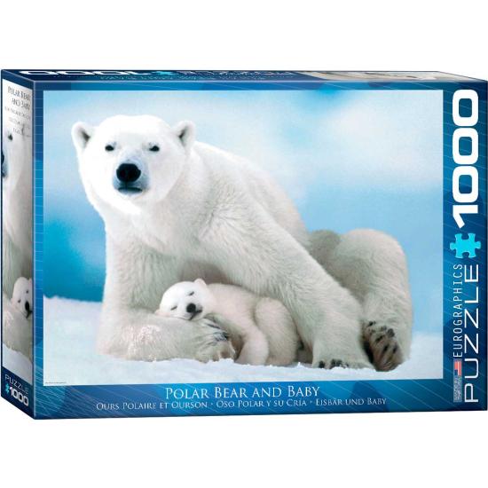 Puzzle Eurographics Oso Polar y su Bebé de 1000 Piezas Puzzle Eurographics Oso Polar y su Bebé de 1000 Piezas