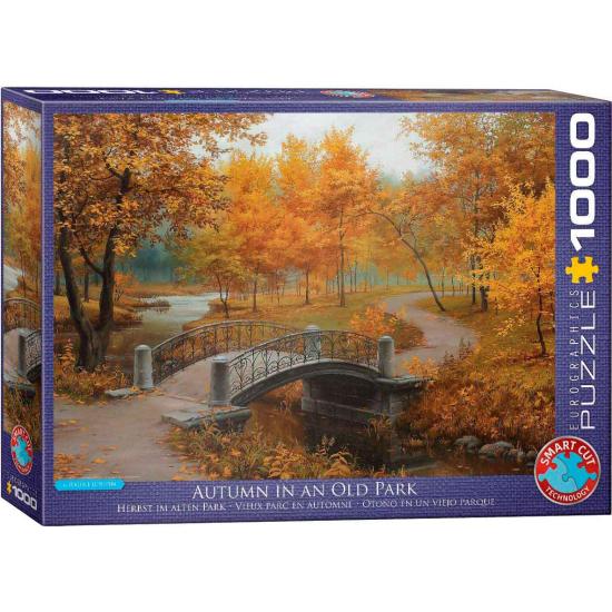 Puzzle Eurographics Otoño en un Viejo Parque de 1000 Piezas